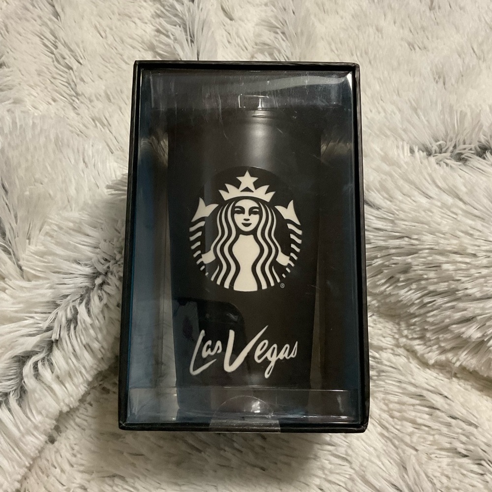 2015 Starbucks Las Vegas Black Collectable Tumbler